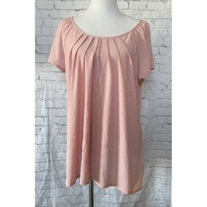Ivy Ridge Blouse Pink 1X Plus